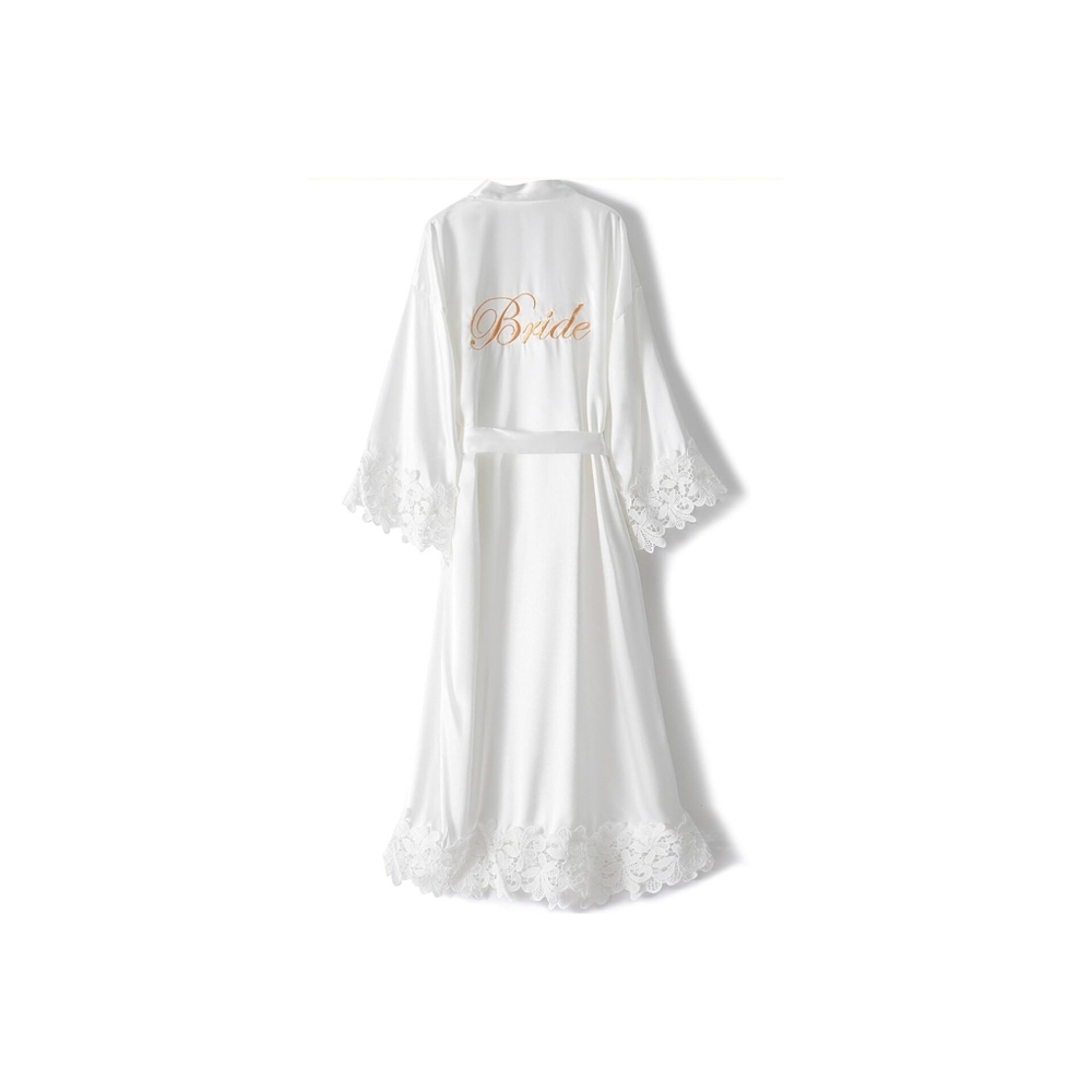 White Bridal Robe